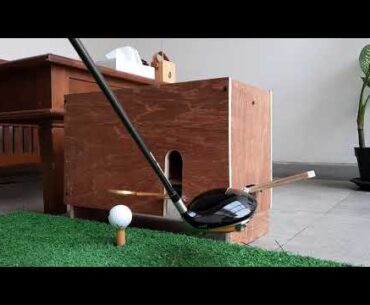 My homemade Golf Ball dispenser..
