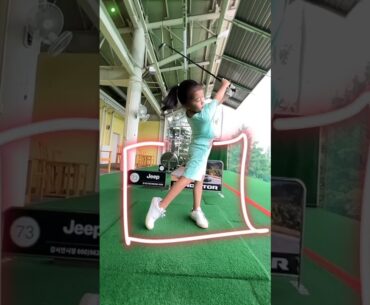하체 사용을 쉽게 익힐 수 있는 나이!!👍💯🙌#golf #shorts #golfgirl |GOLF#SHORT