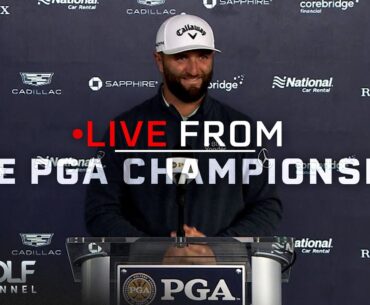 Rahm: Oak Hill made 'extra difficult' (FULL PRESSER) | Live From the PGA Championship | Golf Channel