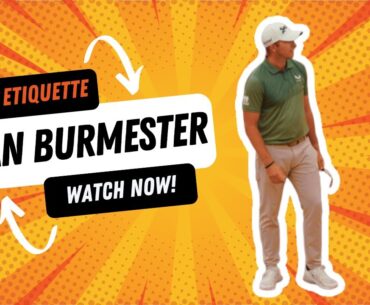 Proper Golf Etiquette with SA Pro Golfer, Dean Burmester