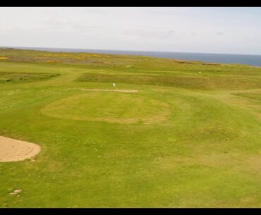 Golf de Belle Ile en Mer - drone aerial video - bleu - Hole#10