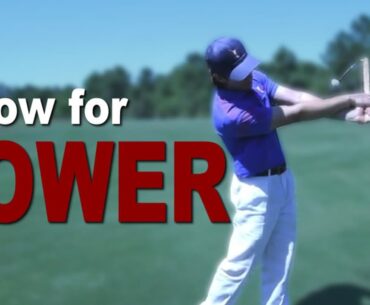 Throw the Club Head at the Golf Ball for More POWER!