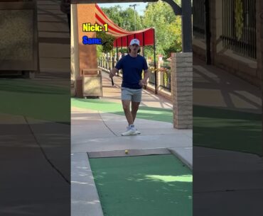 Mini Golf But You Can't Aim Your Putt! (HOLE IN ONE)