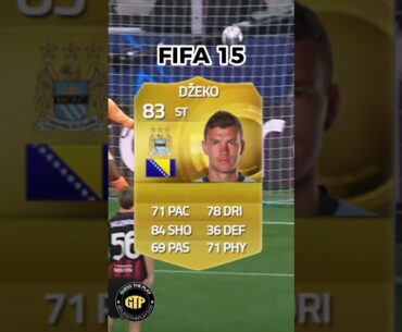 Edin Dzeko FIFA Evolution Consistently Good #shorts
