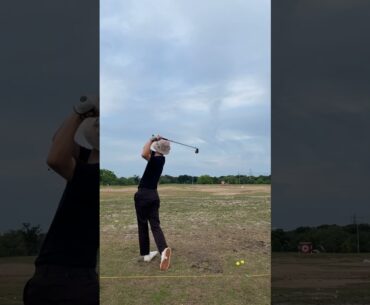 Feels like finishing high to hit high cut, May 14, 2023 #golf #newgolf #golfswing #golfer