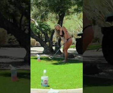 Oh yes please !!! Golf in bikini | FREE ebook #shorts