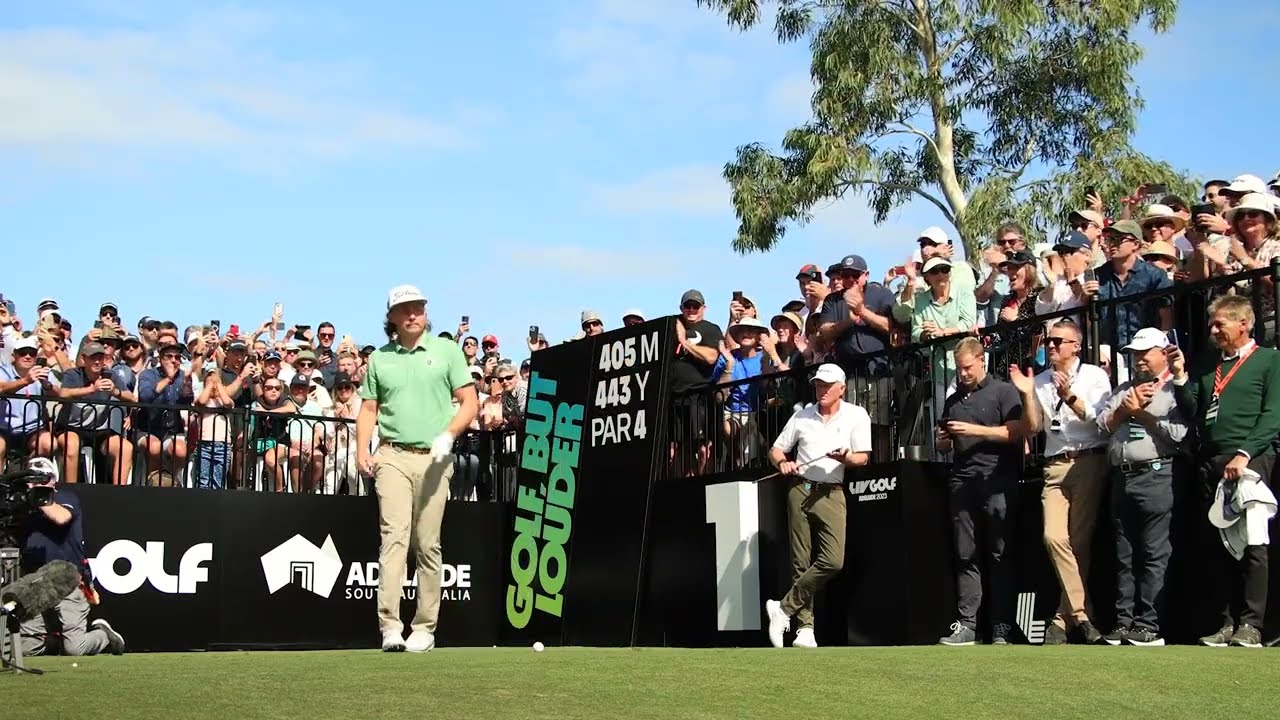 Cam Smith Friday Shotgun Start 2023 LIV Golf Adelaide Cam Smith Friday Shotgun Start 2023 LIV Golf Adelaide