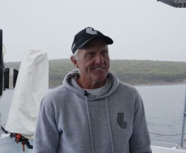 Greg Norman Shark Cage Dive 2023 LIV Golf Adelaide
