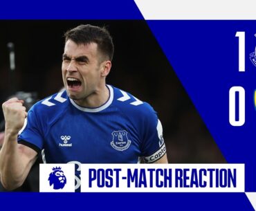 EVERTON 1-0 LEEDS UNITED | Seamus Coleman's reaction