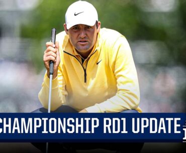 2023 PGA Championship Update: Scottie Scheffler SITS A TOP, Jon Rahm STRUGGLES In RD 1 I CBS Sports