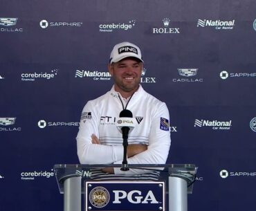 Corey Conners Thursday Flash Interview 2023 PGA Championship · Round 1 © PGA of America