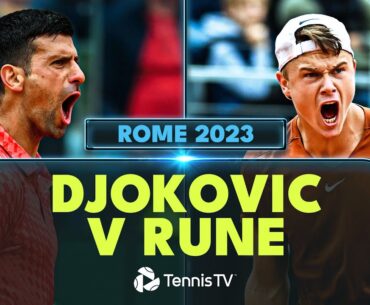 Novak Djokovic vs Holger Rune Highlights | Rome 2023