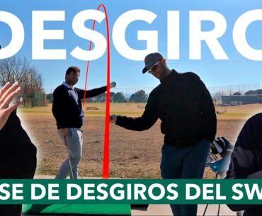 CLASE sobre DESGIRO y GIRO a la IZQUIERDA en MI SWING | HANDICAP 4 | Llevo la contraria al profesor