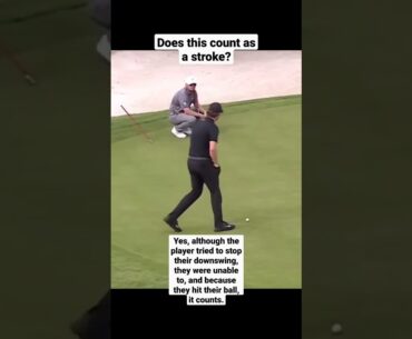 Player Fails To Miss Ball - Golf Rules Explained