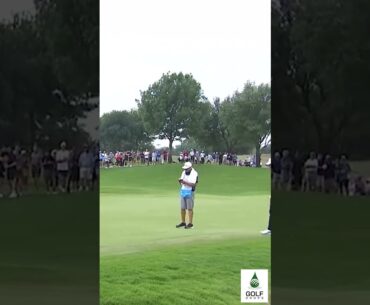 Si Woo Kim's Chip In Heroics! Reaches 10 at AT&T Byron Nelson #Shorts