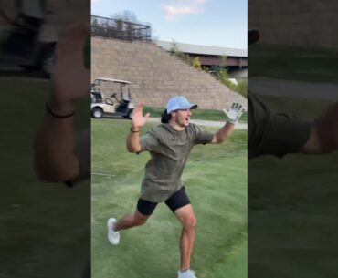 I promise this is the luckiest golf shot you’ll see this year #golf