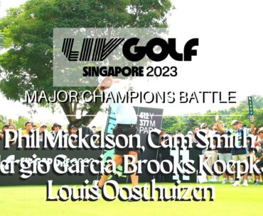 LIV Golf Singapore 2023 Saturday Major Champions Battle Saturday