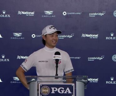 Min Woo Lee Friday Flash Interview 2023 PGA Championship · Round 2 © PGA of America