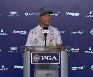 Justin Suh Friday Flash Interview 2023 PGA Championship · Round 2 © PGA of America