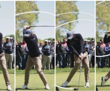 Adam Scott Driver Swing Slowmotion At Oak Hills PGA Championship 2023