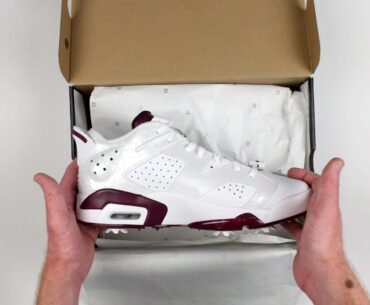 Nike Air Jordan Retro 6 G NRG Golf Shoes - First Major Limited Edition Unboxing | GolfLocker.com