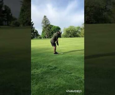 Par in 416 yards Par4 #golf Pls Subscribe
