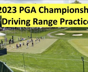 2023 PGA Championship Range Practice | Justin Thomas, Collin Morikawa, Rory Mcilroy, Brooks Koepka
