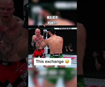 This exchange between Smith and Walker #UFCCharlotte