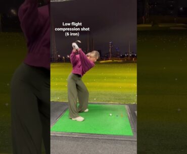 LOW FLIGHT SHOT 💯 #shorts #golf #golfswing #golfgirl #golfshot
