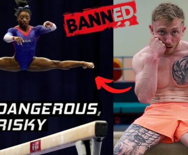 Men try Women's BANNED Gymnastics Skills | {Ex Olympians}