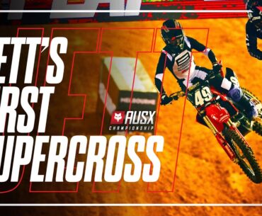 Jett Lawrence's First Professional Supercross Race!