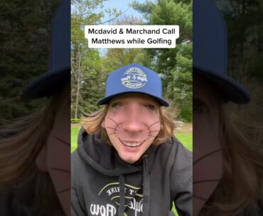 Mcdavid and Marchand Go Golfing…