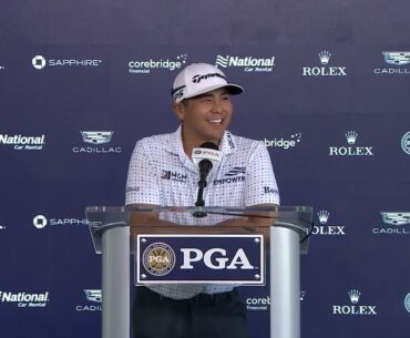 Kurt Kitayama Sunday Flash Interview 2023 PGA Championship · Round 4 © PGA of America