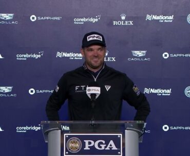 Corey Conners Friday Flash Interview 2023 PGA Championship · Round 1 © PGA of America
