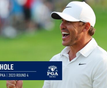Brooks Koepka's Final Hole to Win! | 2023 PGA Championship