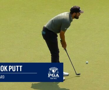 Mark Hubbard's Hilarious No-Look Putt! | 2023 PGA Championship