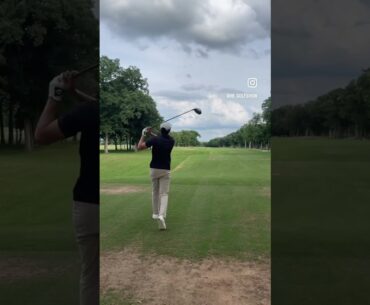 Kwon golf BBG school hitting a fade