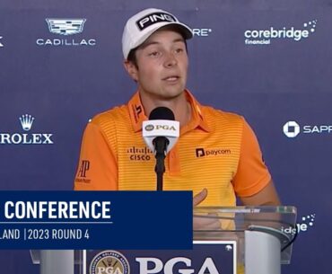 Viktor Hovland Round 4 Press Conference | 2023 PGA Championship
