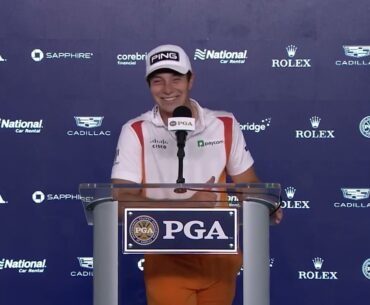 Viktor Hovland Friday Flash Interview 2023 PGA Championship · Round 2 © PGA of America