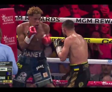 Devin Haney vs vasiliy lomachenko Round 11
