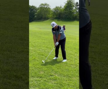 #임성재 프로, 공이 발보다 높은 러프 • 아이언샷!