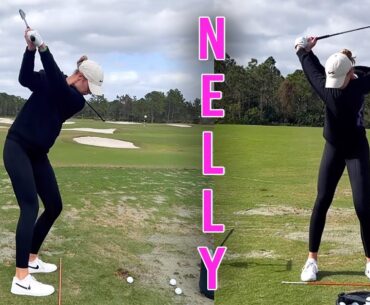NEW! Nelly Korda 2023 Slow Motion Iron Swing