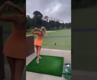 In love with this golf swing #shorts #beauty #golf