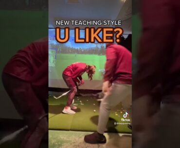 New Golf Teaching Style #golfcoach #golf #golflesson
