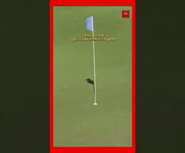 Raul Pereda got an Eagle from 249 Yards #golf