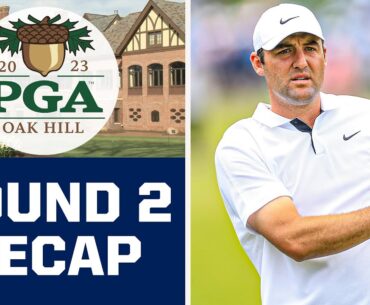 2023 PGA Championship Round 2 RECAP: Scottie Scheffler (-5) HOLDS CO-LEAD | CBS Sports