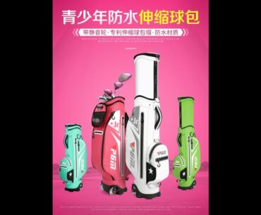 PGM Junior Golf Travel Bags Bylon Golf Bag with Wheels QB093
