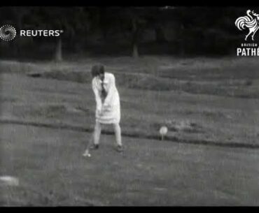 GOLF: Girls' Open Golf Championship (1928)