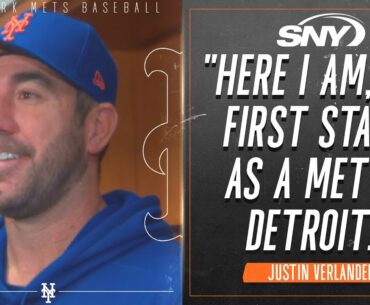 Justin Verlander excited to make his first start as a Met in Detroit | Mets Pre Game | SNY
