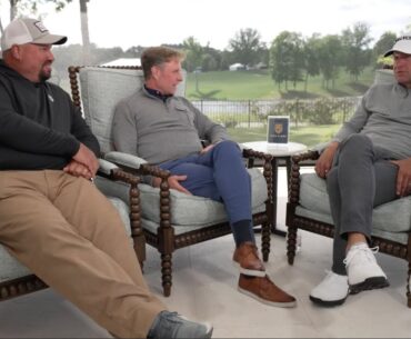 Lucas Glover with Gary Williams & Brendon de Jonge